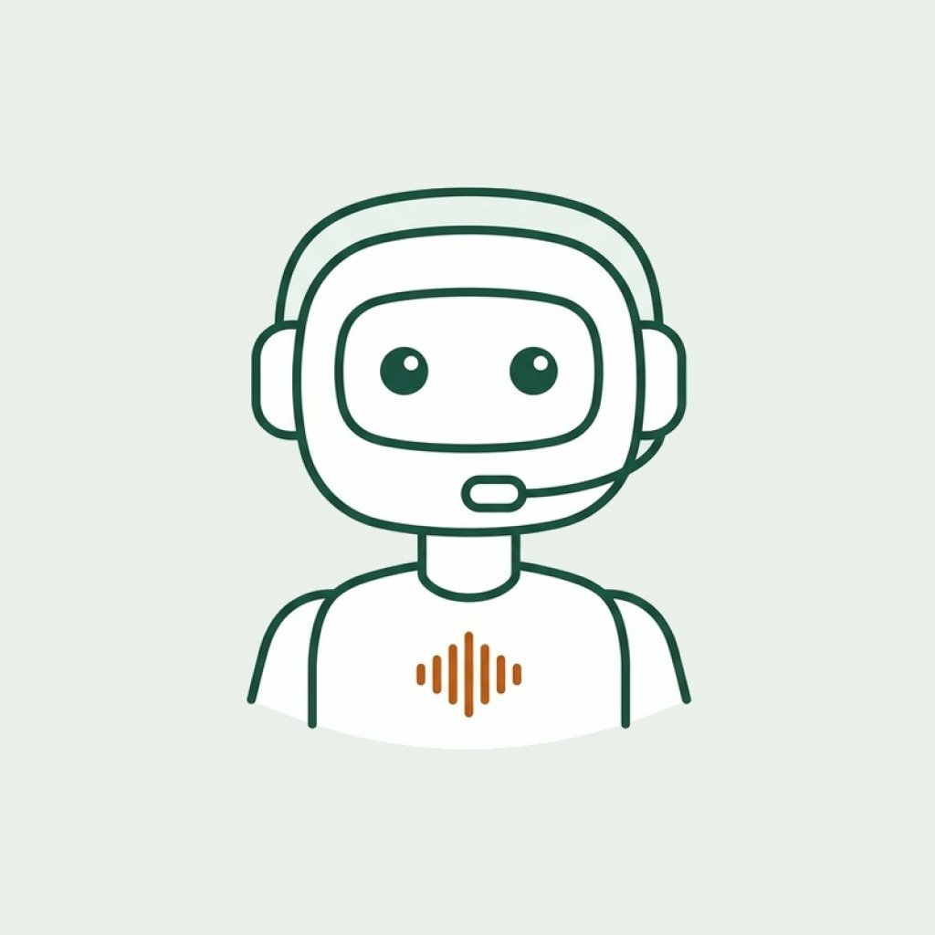 Getekend robotportret van Juul, de digitale collega voor meetings.